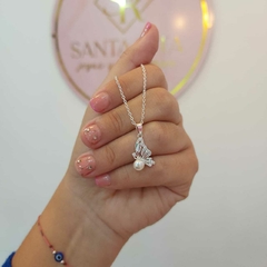 Conjunto Tipo Mariposa con Brillito.