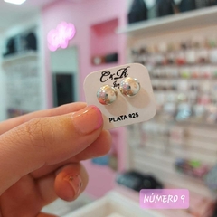 Aros Pasantes Pelotitas. - tienda online