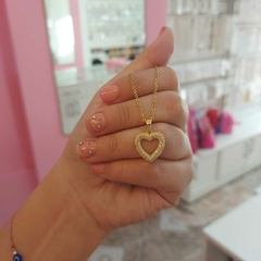 Conjunto Corazón con Brillito.