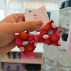 Moño Chico con Lunares. - Santa Rita Joyas y Accesorios