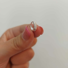 Argollitas Cliker Mini Anchitas con Piedritas. - comprar online
