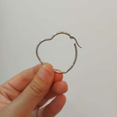 Argollitas Lisas en Forma de Corazón. - comprar online