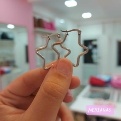Argollitas Lisas en Forma de Estrella. en internet