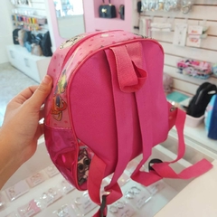 Mochila Rosada con Detalles Brillosos de LOL con Dos Compartimientos. - comprar online