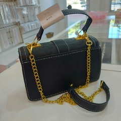 Cartera de Vestir Negra de Cuero. - comprar online