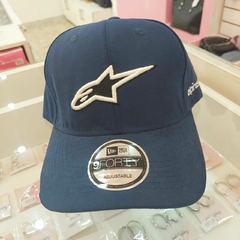 Gorra de Hombre Bordada y Reforzada Azul.