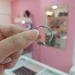Argollitas Bali. - Santa Rita Joyas y Accesorios