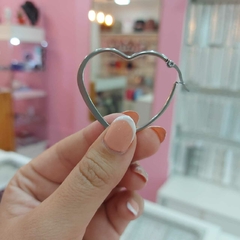 Imagen de Argollitas Corazón Chatas.