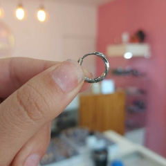 Argollitas Cliker Lisas Anchas. - Santa Rita Joyas y Accesorios