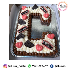 Letter o number Cake - tienda online