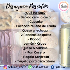 Desayuno Poseidón en internet