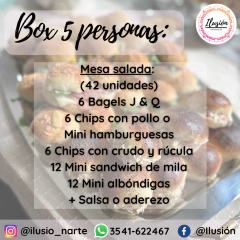 Box para 5 personas - comprar online