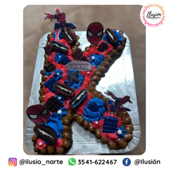 Imagen de Lettercake temática personalizada