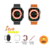 Smartwatch W68 + Ultra com pulseira extra e película de brinde