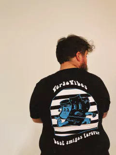 Camiseta T-shirt - Pastel e Caldo de Cana | Preta | ÚLTIMAS UNIDADES - comprar online