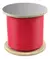 Cabo de Aço Polido 6 x 7 Alma Fibra Plastificado Vermelho - comprar online