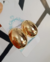 Brinco max redondo folheado a ouro 18k