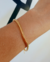Pulseira rabo de gato folheado a ouro 18k