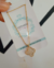 Colar trevo cravejado folheado a ouro 18k