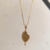 Colar pai nosso folheado a ouro 18k