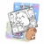 LIVRO DE COLORIR ESPIRAL - CAPIVARA - comprar online