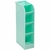 ORGANIZADOR DE MESA VERTICAL BRW COM 5 DIVISORIAS VERDE PASTEL OR5002