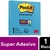 BLOCO ADESIVO POST-IT COM 90F 76X76MM AZUL ELETRICO