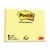 BLOCO ADESIVO POST-IT COM 100F 76X102MM REF 657 - AMARELO