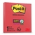 BLOCO ADESIVO POST-IT COM 90F 76X76MM REF 654 - VERMELHO TELHA