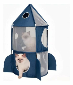 Cohete Refugio 3 niveles para gatos Catit Vesper Rocket - HAGEN