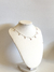 Colar choker pingentes rosa - comprar online