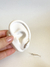 Brincos Ear cuff folha
