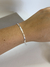 Pulseira laminada trançada - Donna Gringa pratas