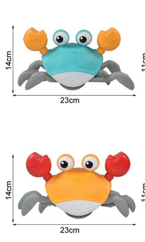 carangueijo interativo canta,dança e anda..