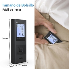 Medidor De Distancia Láser 50m Bauihr portátil digital - comprar en línea