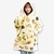 Imagem do Blusa Cobertor c Mangas Oversized Hoodie Adulto Harry Potter