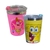 Kit 2 Copos de Viagem 300ml Bob Esponja e Patrick Estrela 10026054 10026055