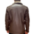 Jaqueta de Couro Pu Forrada Peluciada Masculina Slim Fit - loja online