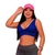 Cropped Canelado com Bojo Decote em V - loja online