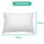 Jogo de 2 Fronhas Branca Comfort Camesa 50 x 70 cm Com 5 cm Abas - loja online