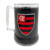 Jogo de 2 Caneca de Gel do Flamengo de 400ml Preto e Vermelho Oficial - loja online