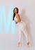 Calça Modeladora Atraente Branca Mamacita
