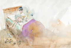 Livro "A Vovó Menina" - Editora Pantograf - Com autógrado exclusivo em aquarela - Aqualelis