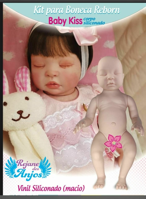 KIT / MOLDE BABY KISS OLHOS FECHADOS SID-NYL ( VINIL SILICONADO ) - comprar online