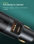 Baseus 120w carregador de telefone do carro carga rápida qc 4.0 3.0 dual usb ti na internet