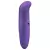 Vibrador Ponto G em ABS com textura aveludada