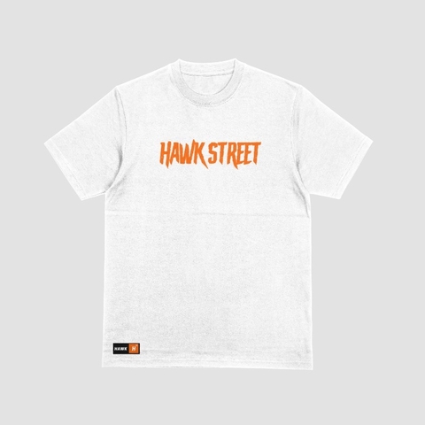 Camiseta Hawk Street Orange | Branca - comprar online