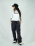 Calça Reta Cargo | Jeans Black - loja online