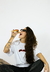 Camiseta Larica’s Vibe | Branca na internet