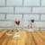 Caneca Vidro Borossilicato Resistente Heart 280ml Wolf 2unid
